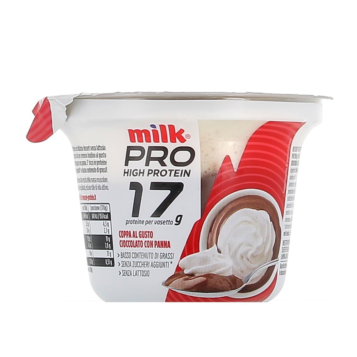 Milk Pro High Protein Coppa Gusto Cioccolato Con Panna 170 g
