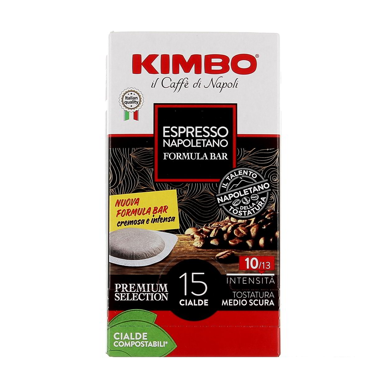 Kimbo Espresso Napoletano Formula Bar Intensità 10 15 pezzi - 109,5 g totali