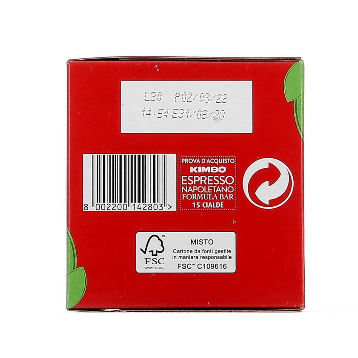 Kimbo Espresso Napoletano Formula Bar Intensità 10 15 pezzi - 109,5 g totali — immagine 3