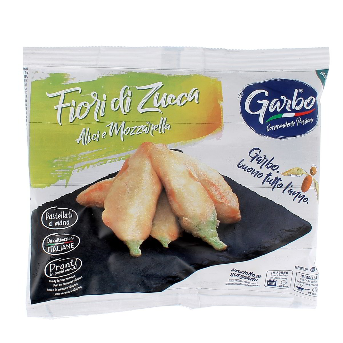 Garbo Fiori Di Zucca Con Alici E Mozzarella 275 g