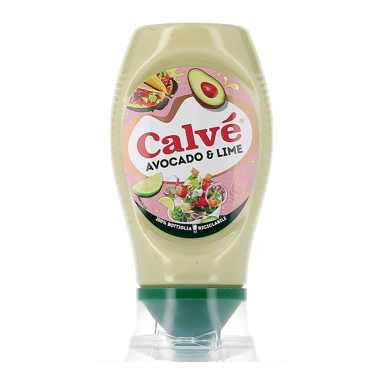 Calvé Salsa Avocado E Lime Top Down 290 ml