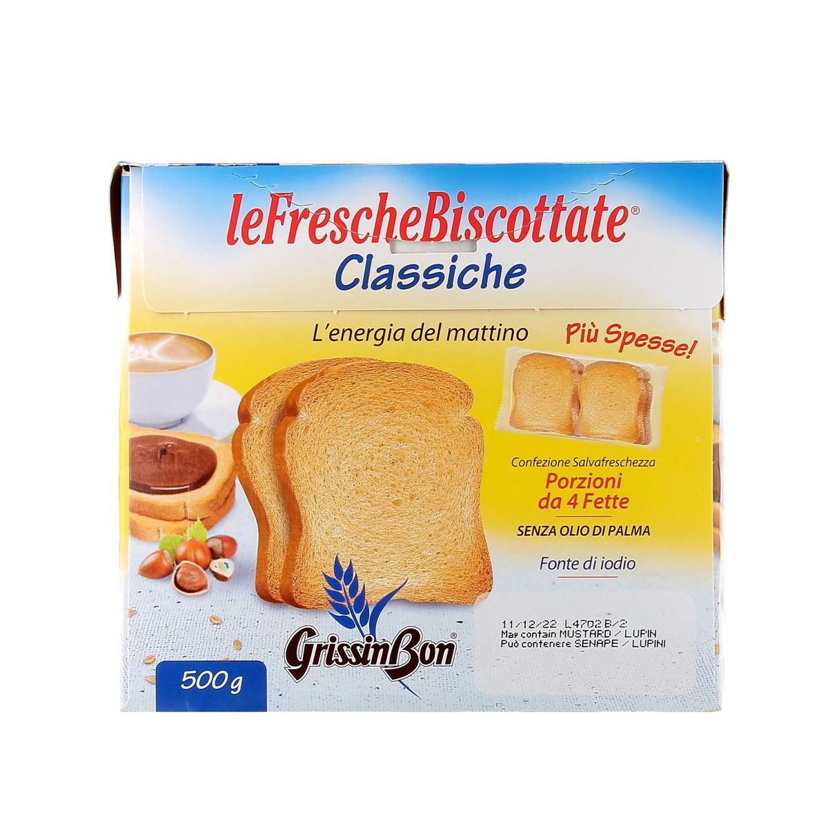 Grissin BON Le Fresche Biscottate Classiche 500 g