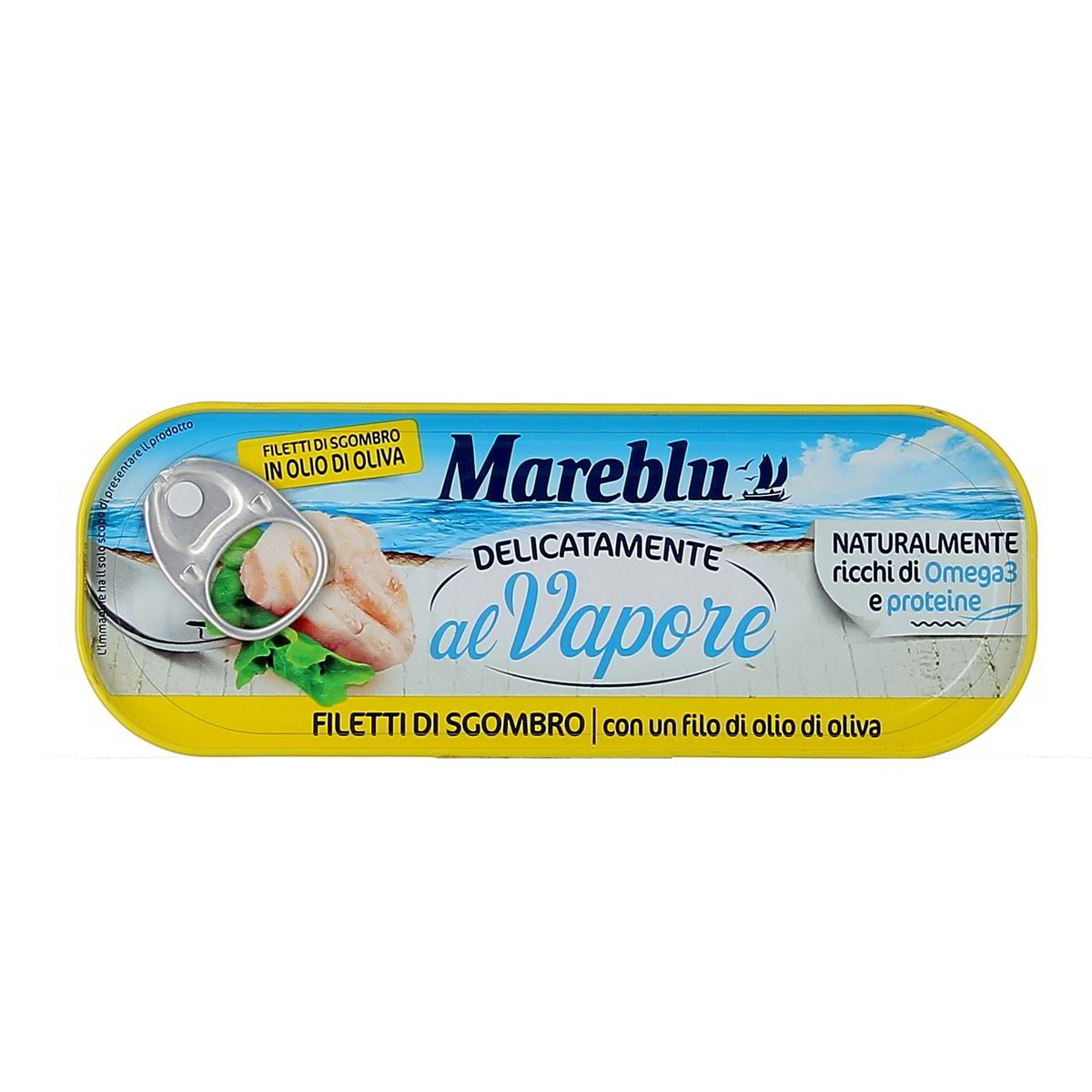 Mareblu Filetti Di Sgombro Al Vapore Con Olio Di Oliva 110 g