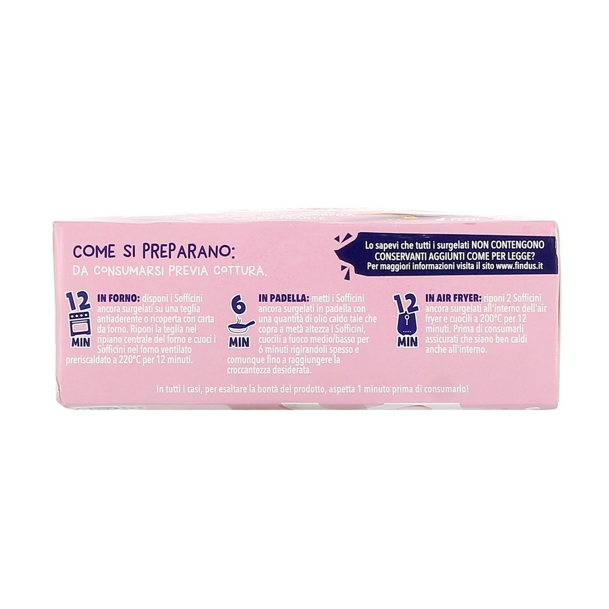 Findus Sofficini Prosciutto Cotto E Mozzarella 250 g — immagine 3