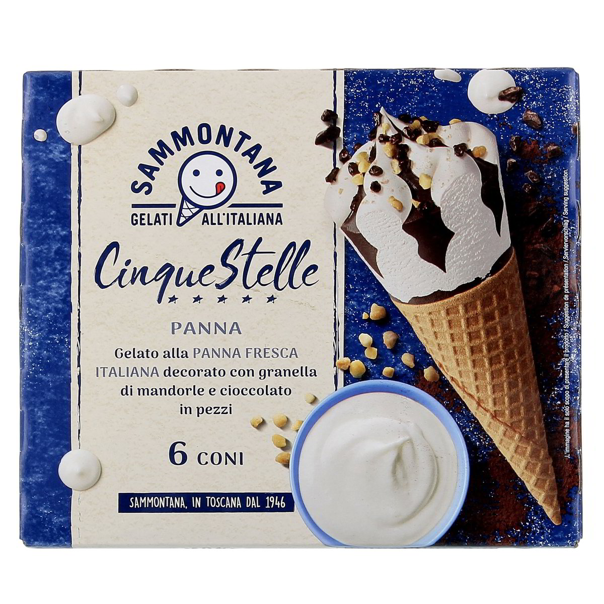 Sammontana CINQUESTELLE PANNA x6 450 g