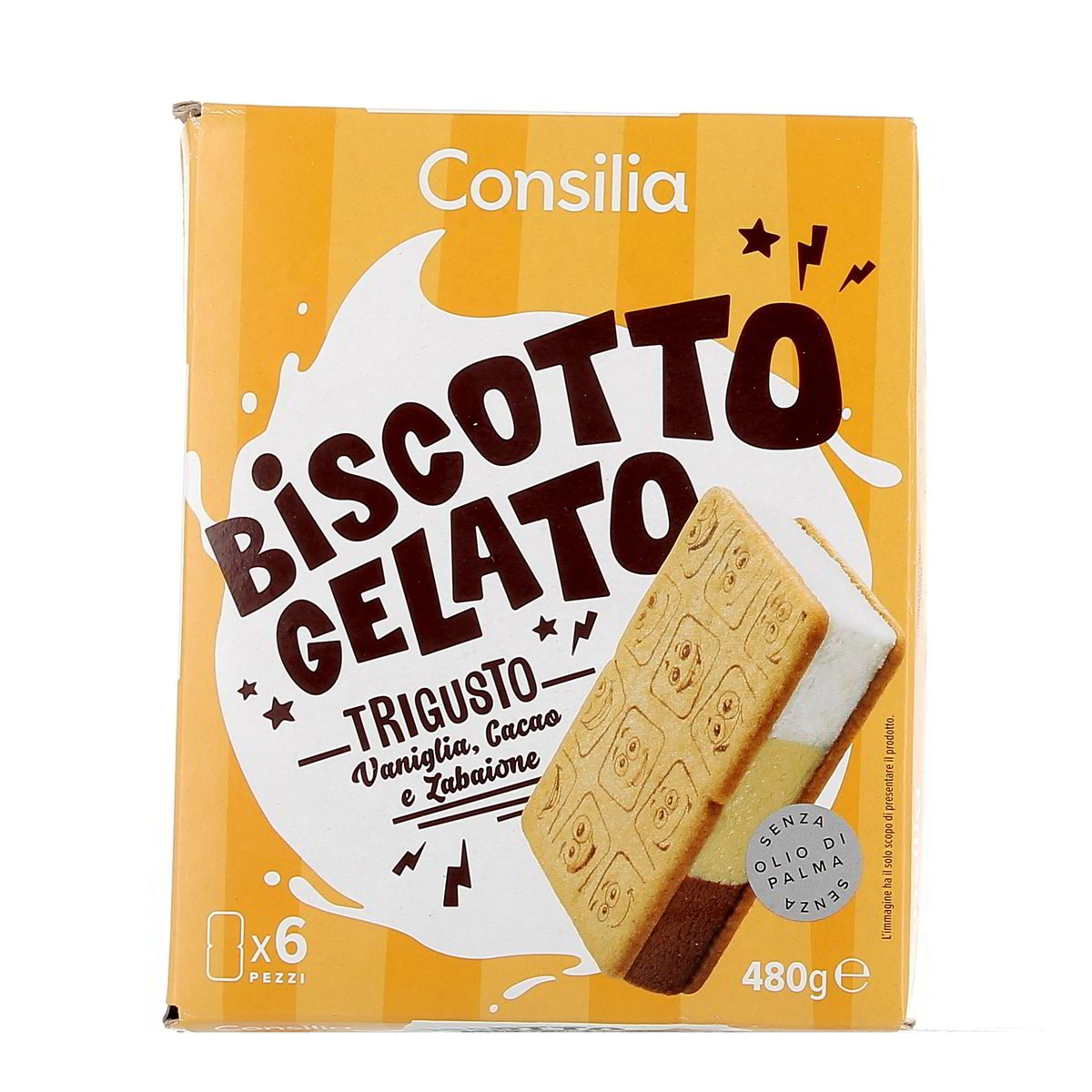 Consilia 6 Biscotti Gelato Trigusto 480 g