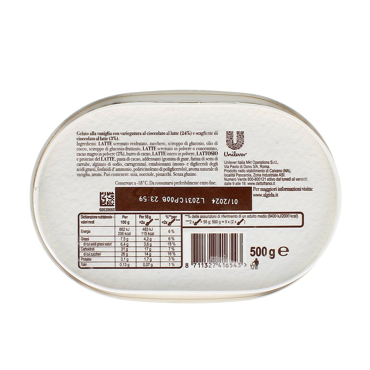 Algida Carte D'or Affogato Al Cioccolato 500 g — immagine 3