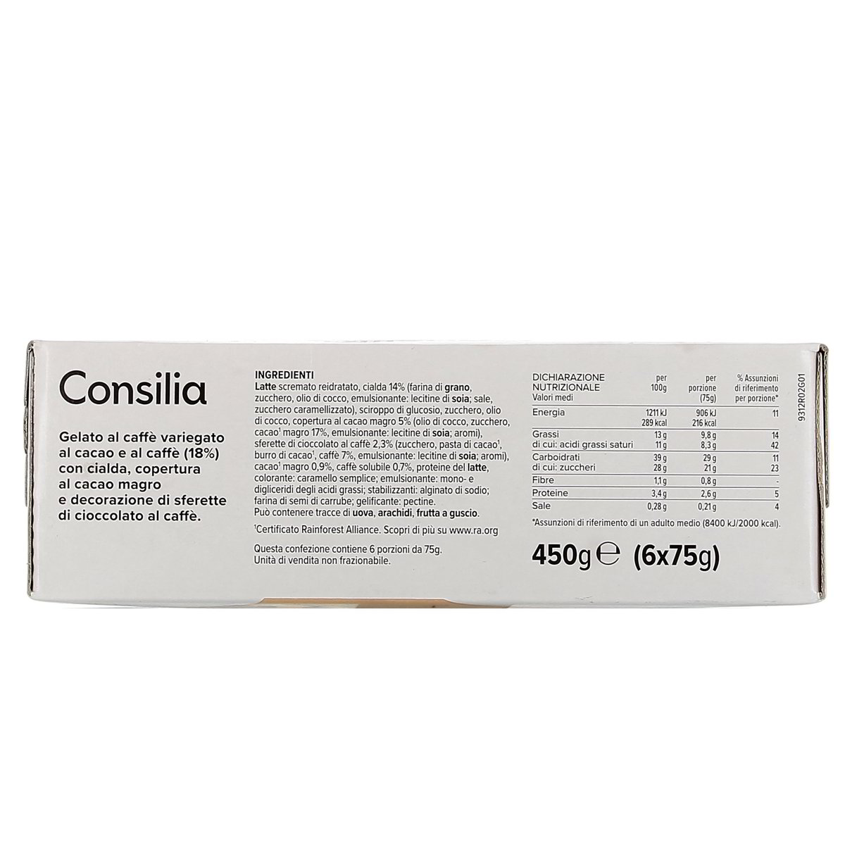 Consilia 6 Coni Caffè 450 g — immagine 3
