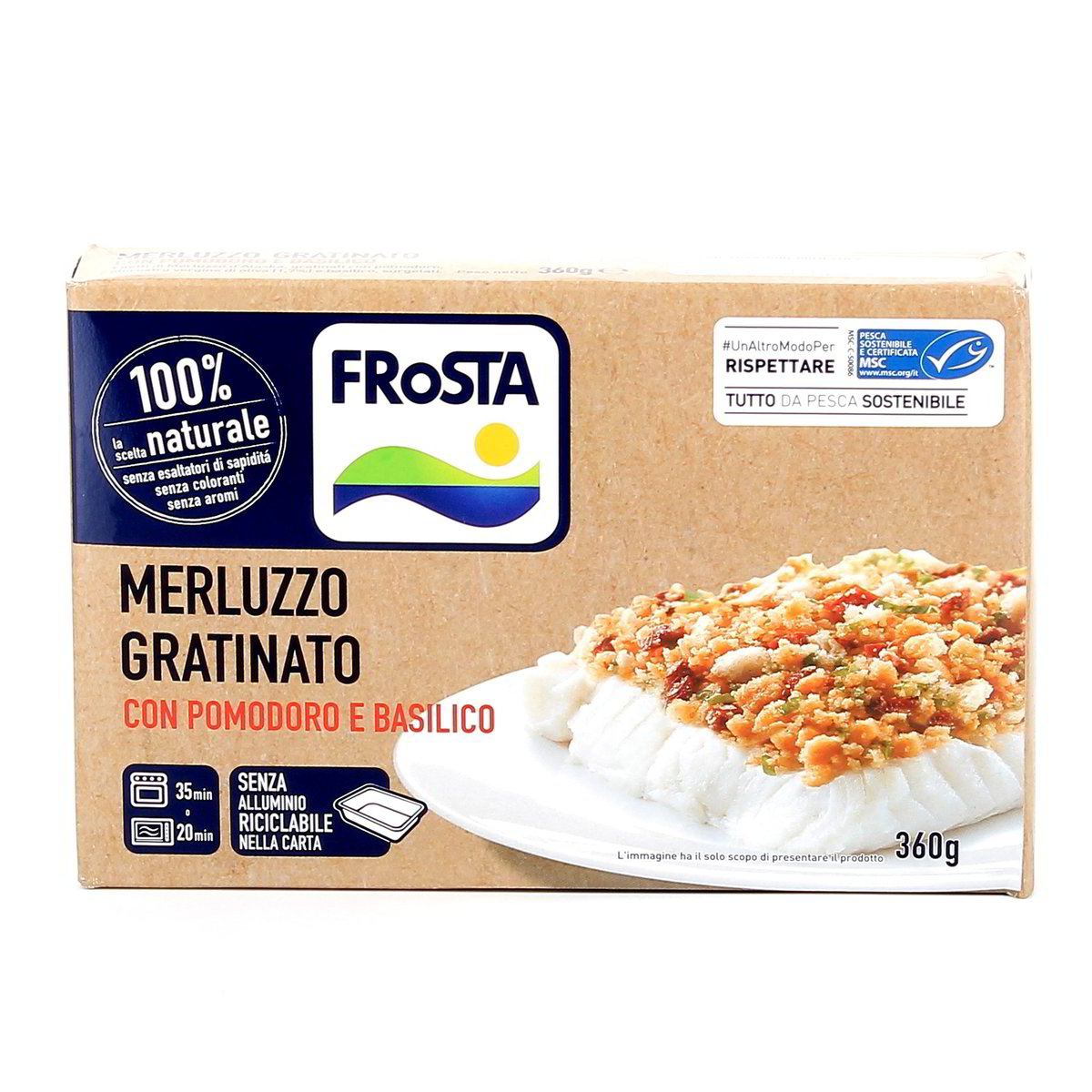 Frosta Merluzzo Gratinato Con Pomodoro E Basilico 360 g