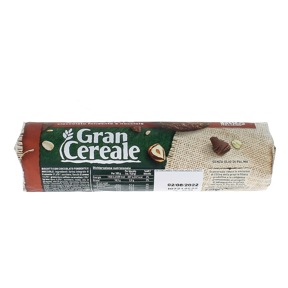 Gran Cereale Cioccolato Fondente E Nocciole 230 g — immagine 3