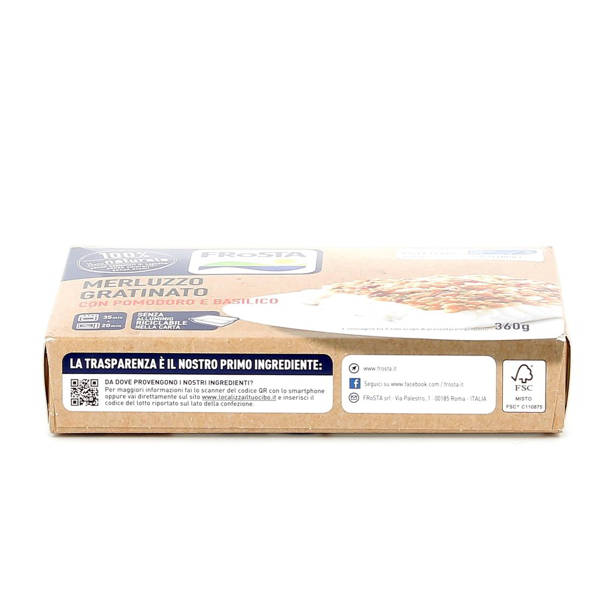 Frosta Merluzzo Gratinato Con Pomodoro E Basilico 360 g — immagine 3