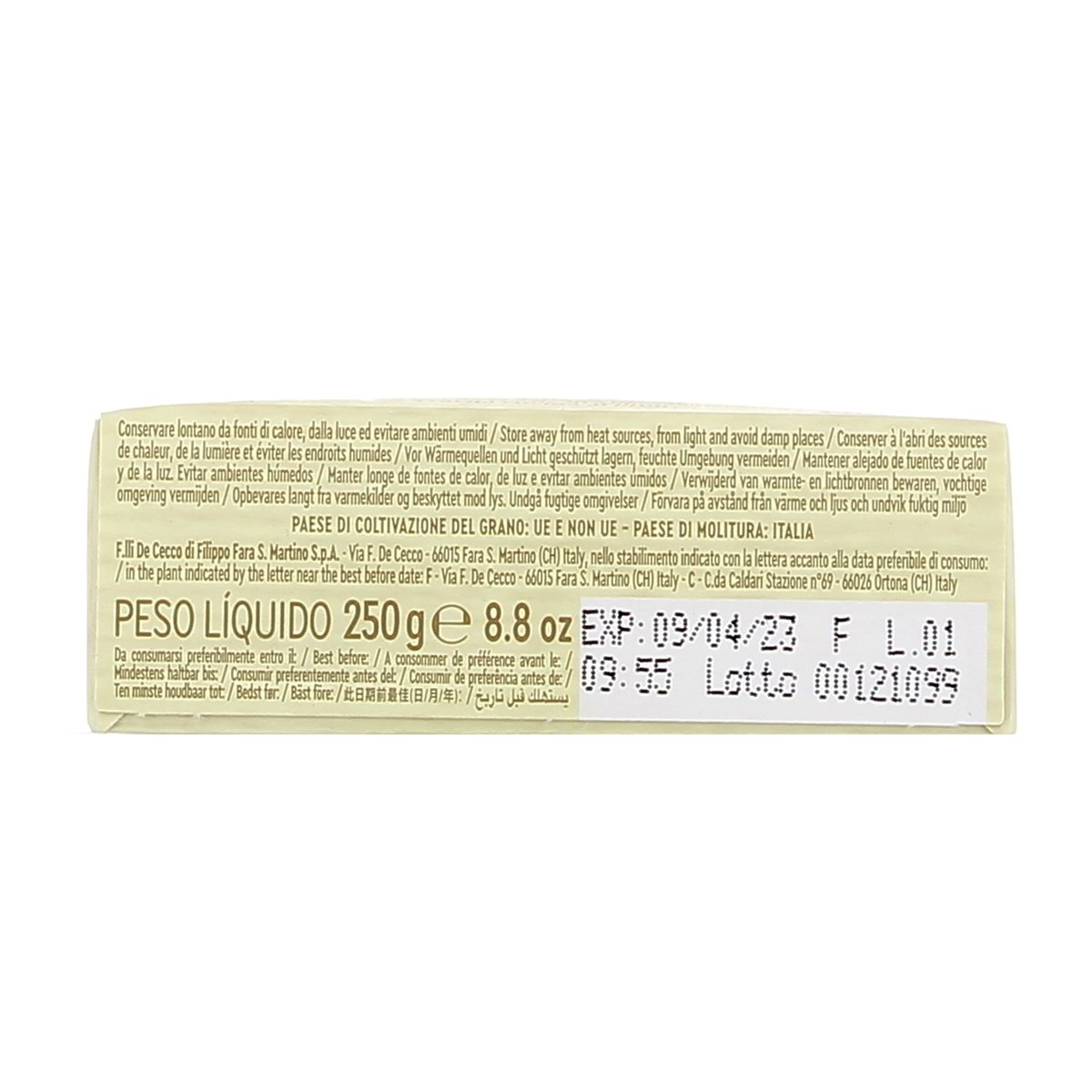 DE Cecco Grattata All'uovo N.623 250 g — immagine 3
