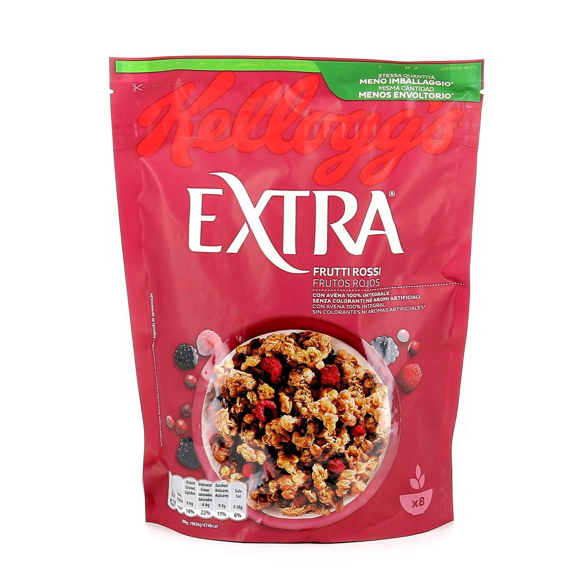 Kellogg'S Extra Frutti Rossi 375 g