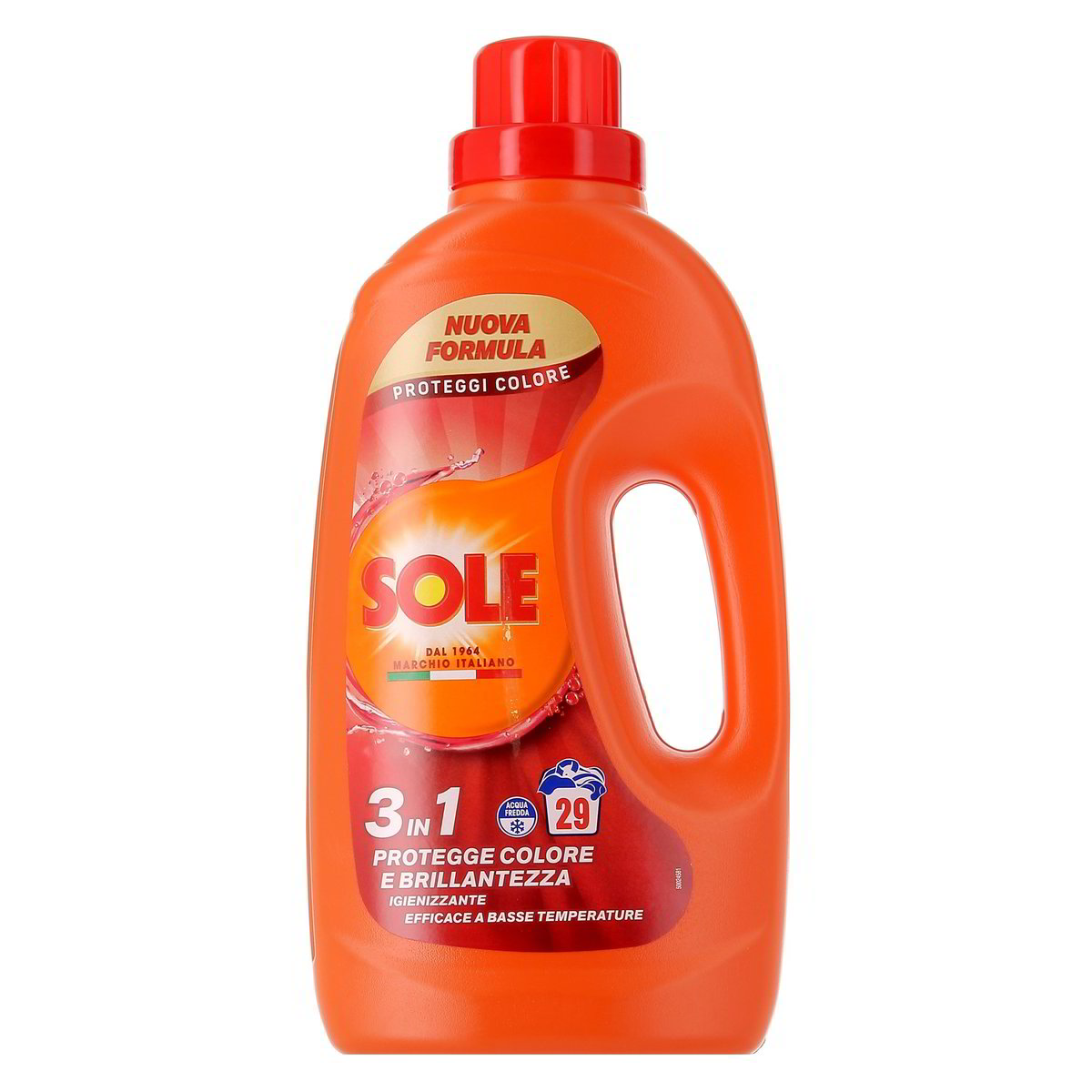 Sole Detersivo Liquido 3 In 1 Protegge Colore E Brillantezza 29 Lavaggi 1305 ml