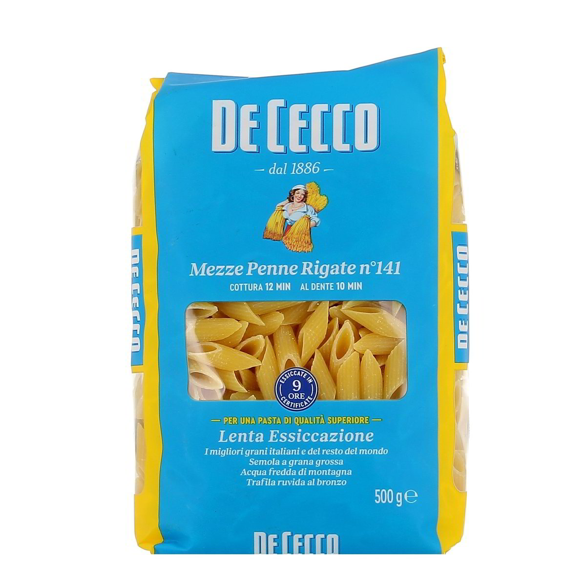 DE Cecco Mezze Penne Rigate N.141 500 g