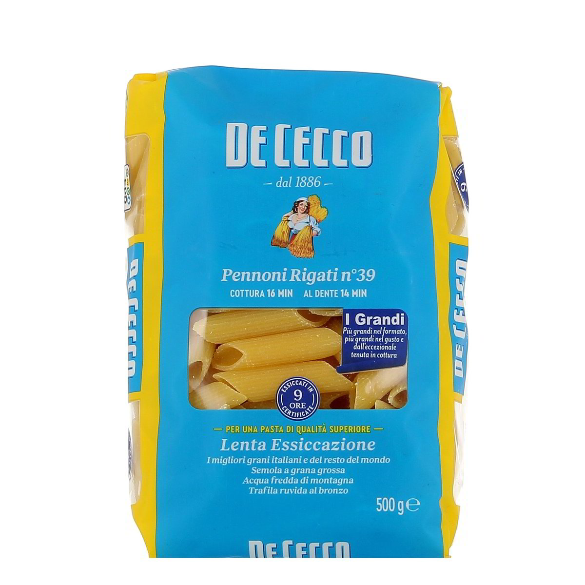 DE Cecco Pennoni Rigati N.39 500 g