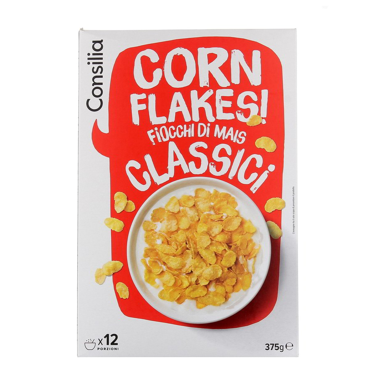 Consilia Corn Flakes Fiocchi Di Mais Classici 375 g