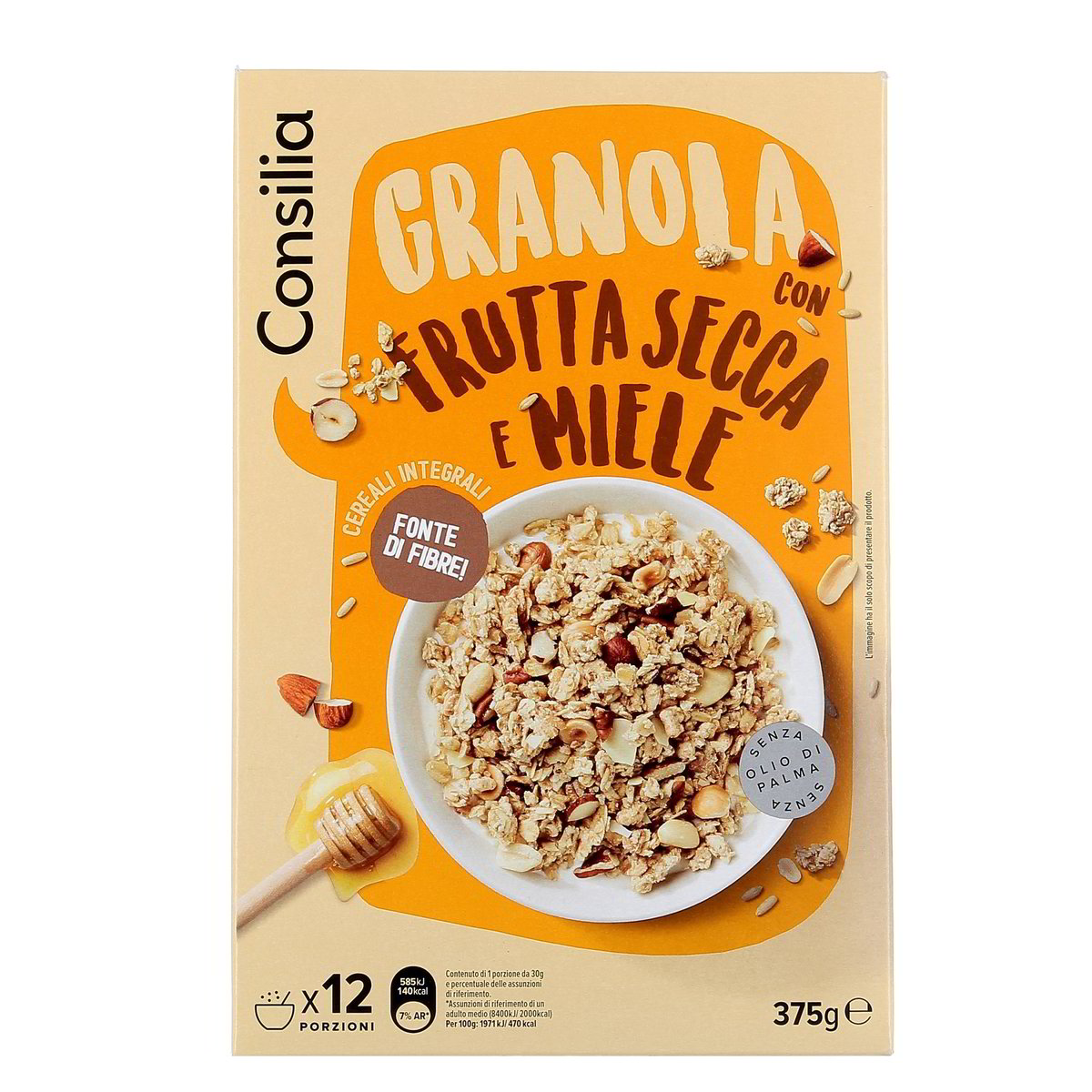 Consilia Granola Con Frutta Secca E Miele 375 g