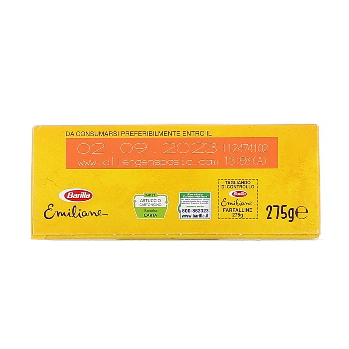 Barilla Emiliane Farfalline 275 g — immagine 3