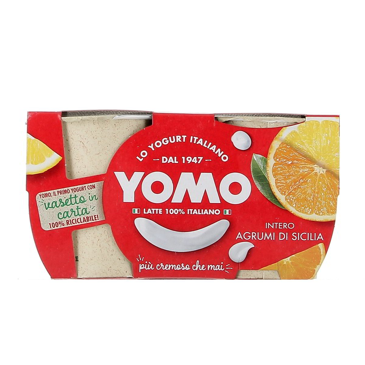 Yomo Yogurt Intero Con Agrumi Di Sicilia 2x125 g
