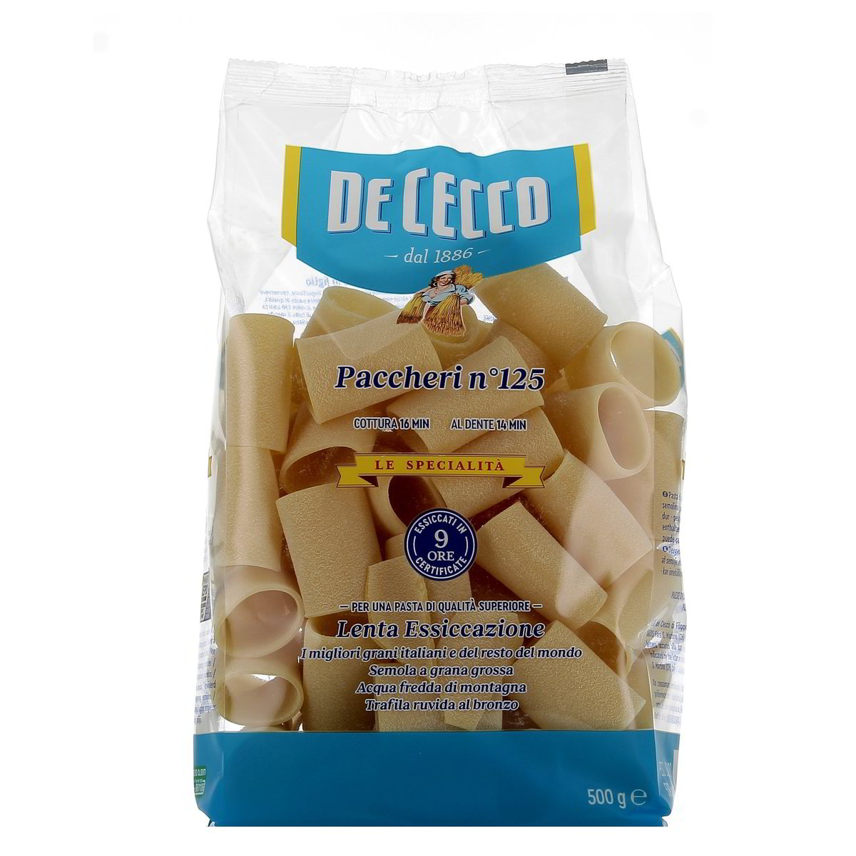 DE Cecco Paccheri N.125 500 g