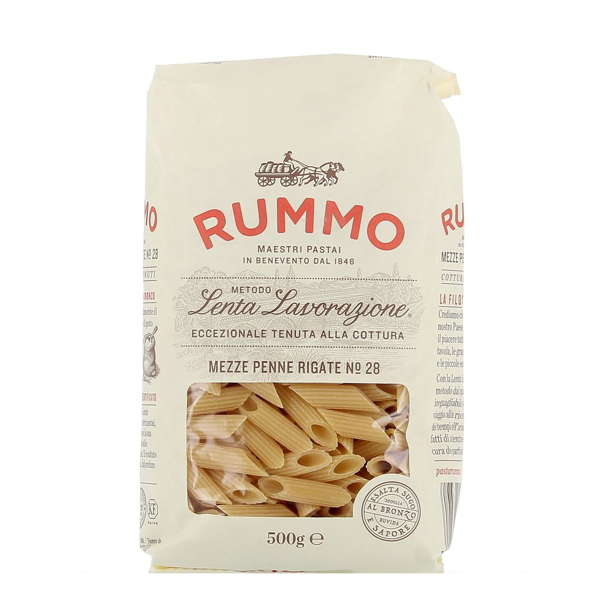 Rummo Mezze Penne Rigate N.28 500 g