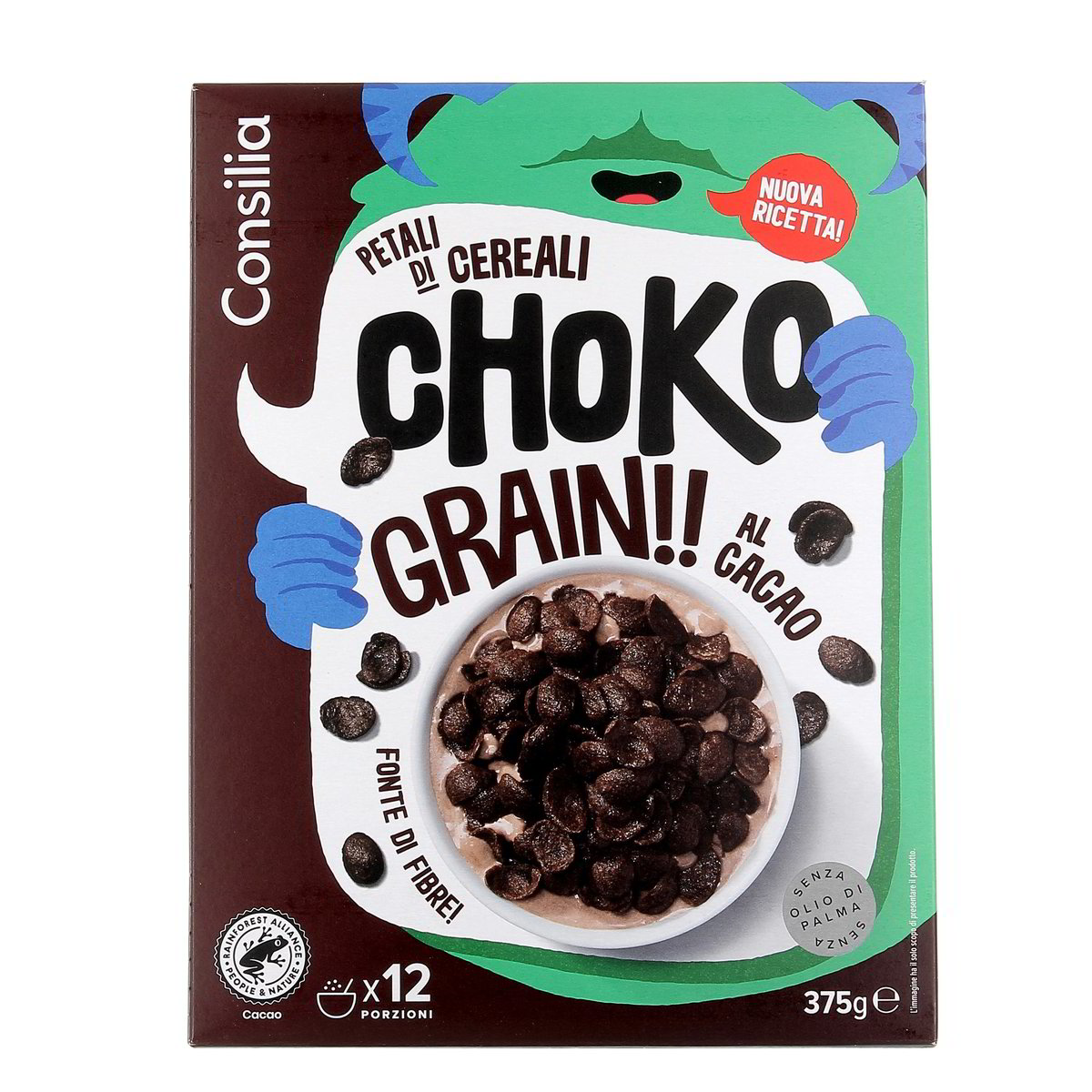 Consilia Choko Grain Petali Di Frumento Al Cacao 375 g