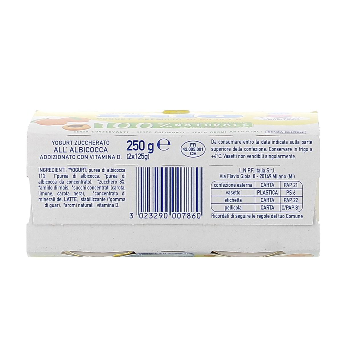 Nestle Mio Yogurt Albicocca 2x125 g — immagine 3
