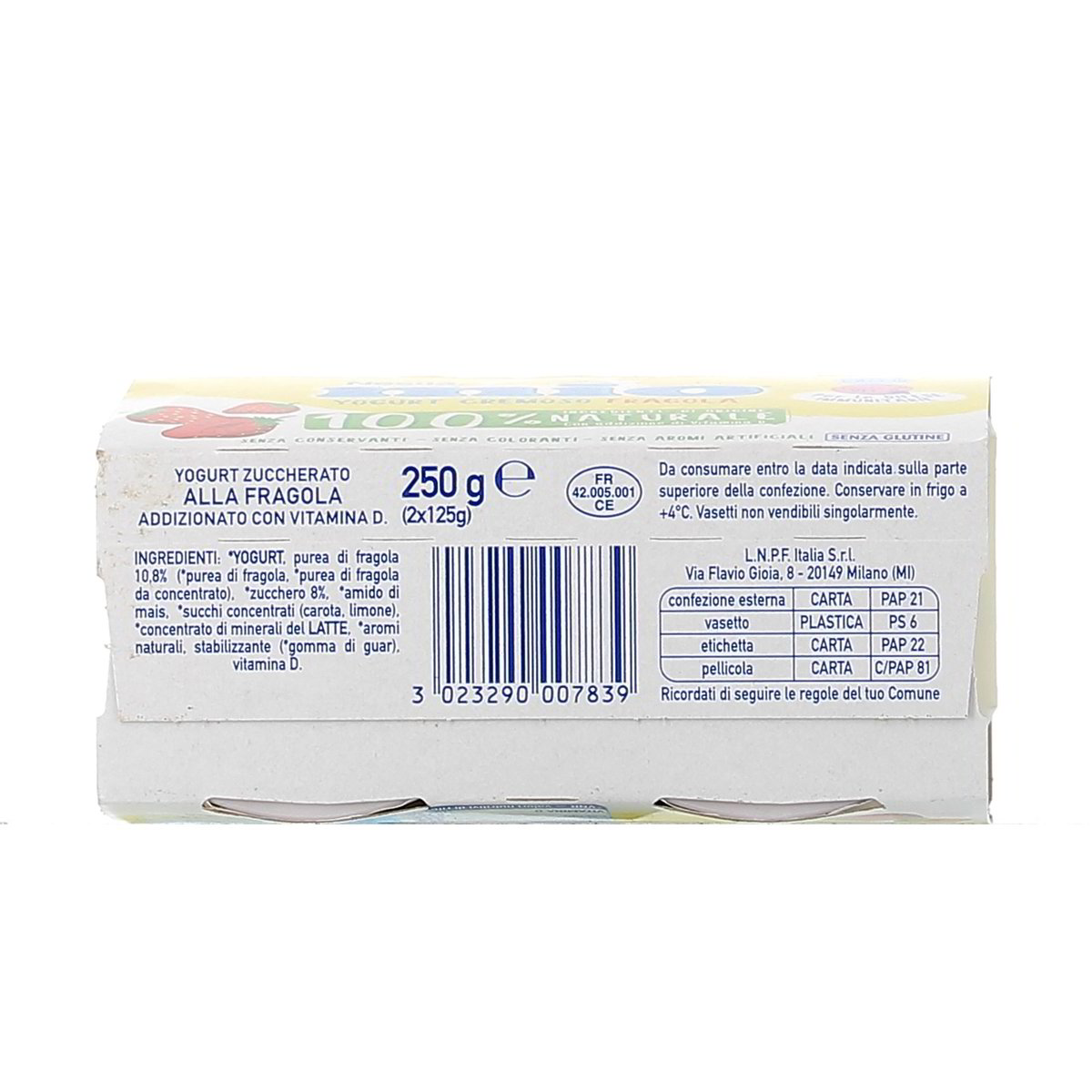 Nestle Mio Yogurt Fragola 2x125 g — immagine 3