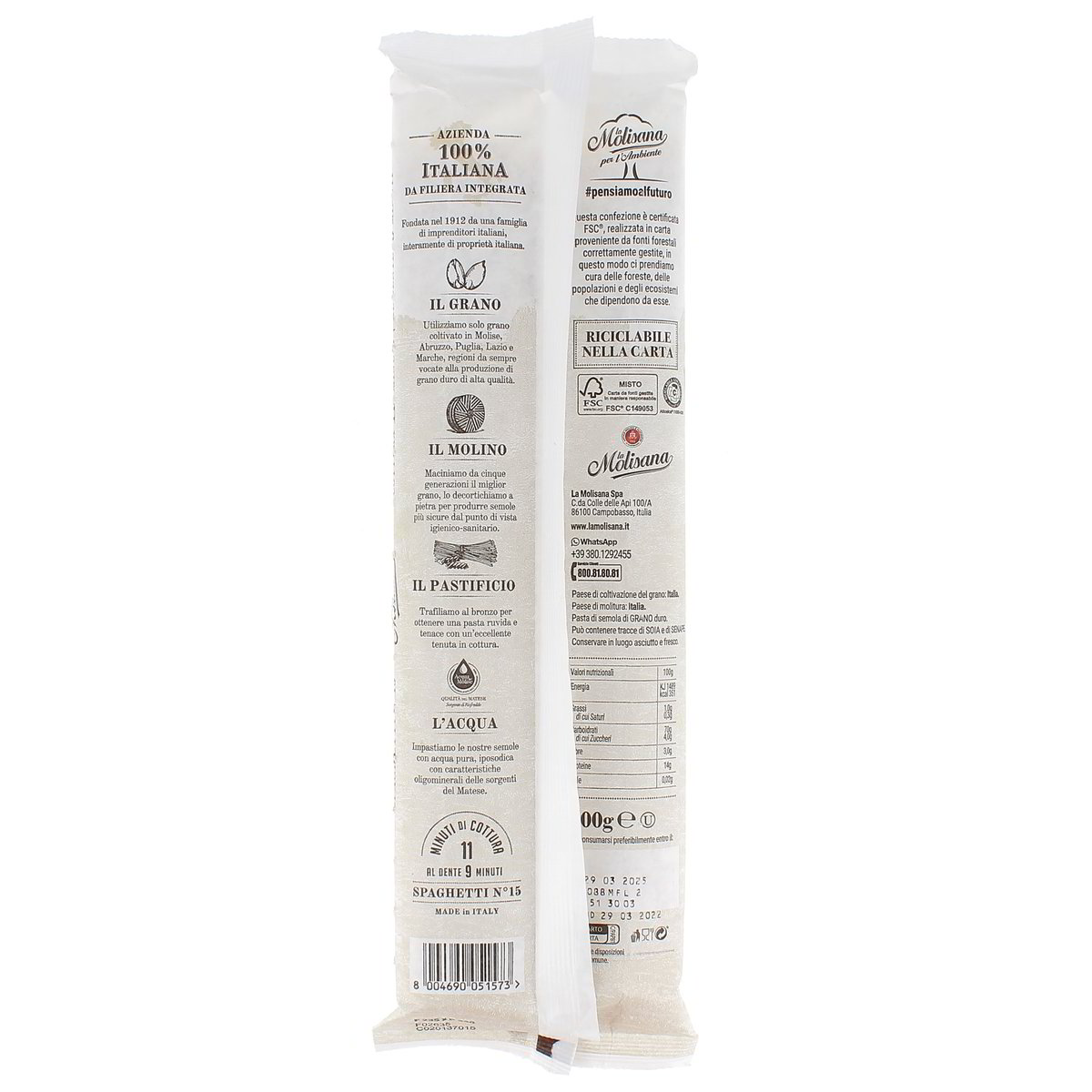 LA Molisana Spaghetti N.15 500 g — immagine 3