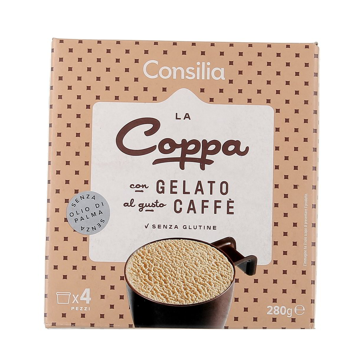 Consilia 4 Coppe Gusto Al Caffè 280 g