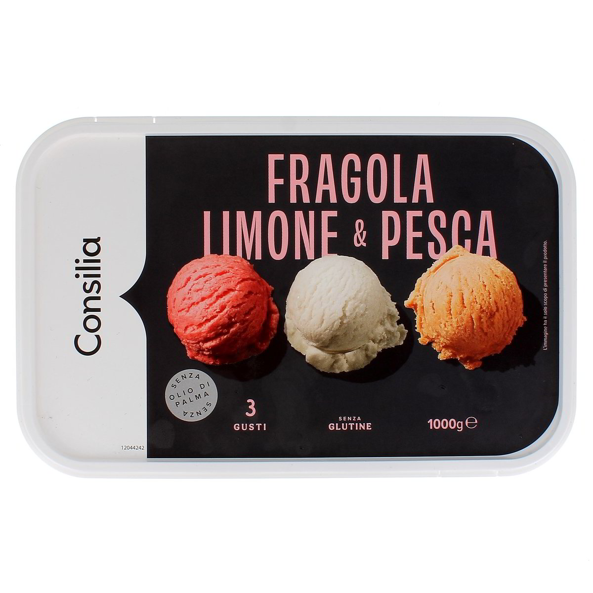 Consilia Gelato Limone Pesca Fragola 1 kg