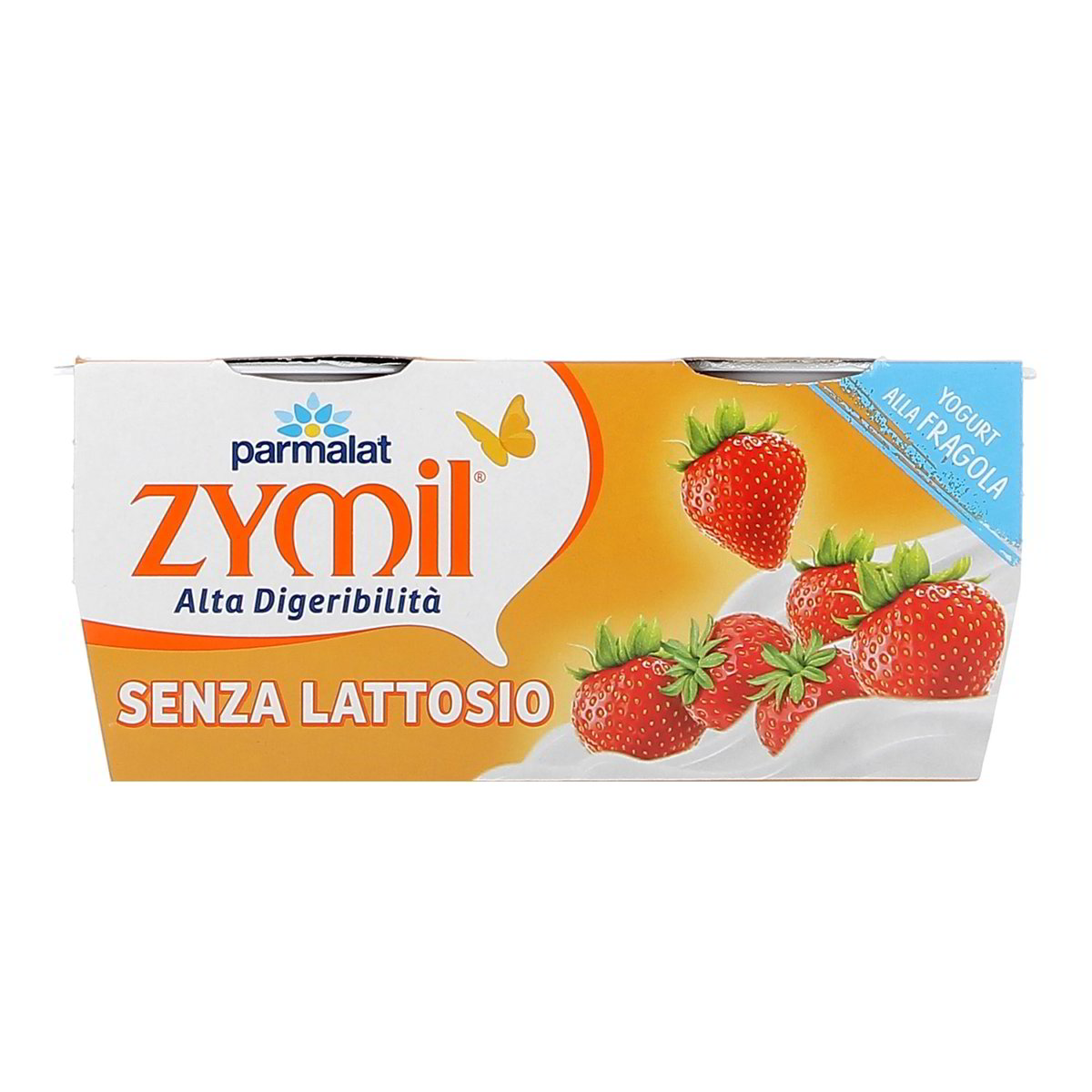 Parmalat Zymil Yogurt Alla Fragola Senza Lattosio 2x125 g