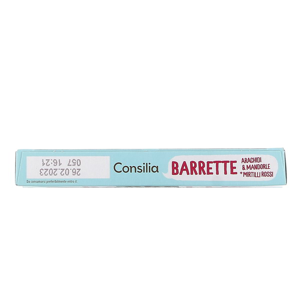 Consilia BARRETTE ARACHIDI MIRTILLI ROSSI MANDORLE x4 120 g — immagine 3