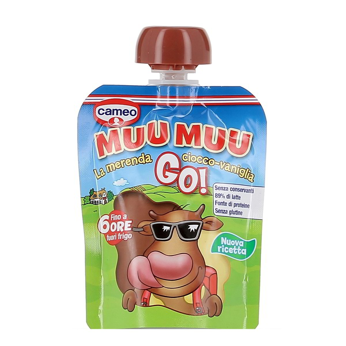 Cameo Muu Muu Go! Cioccolato E Vaniglia 80 g