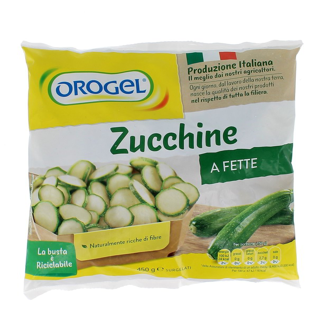 Orogel Zucchine A Fette 450 g