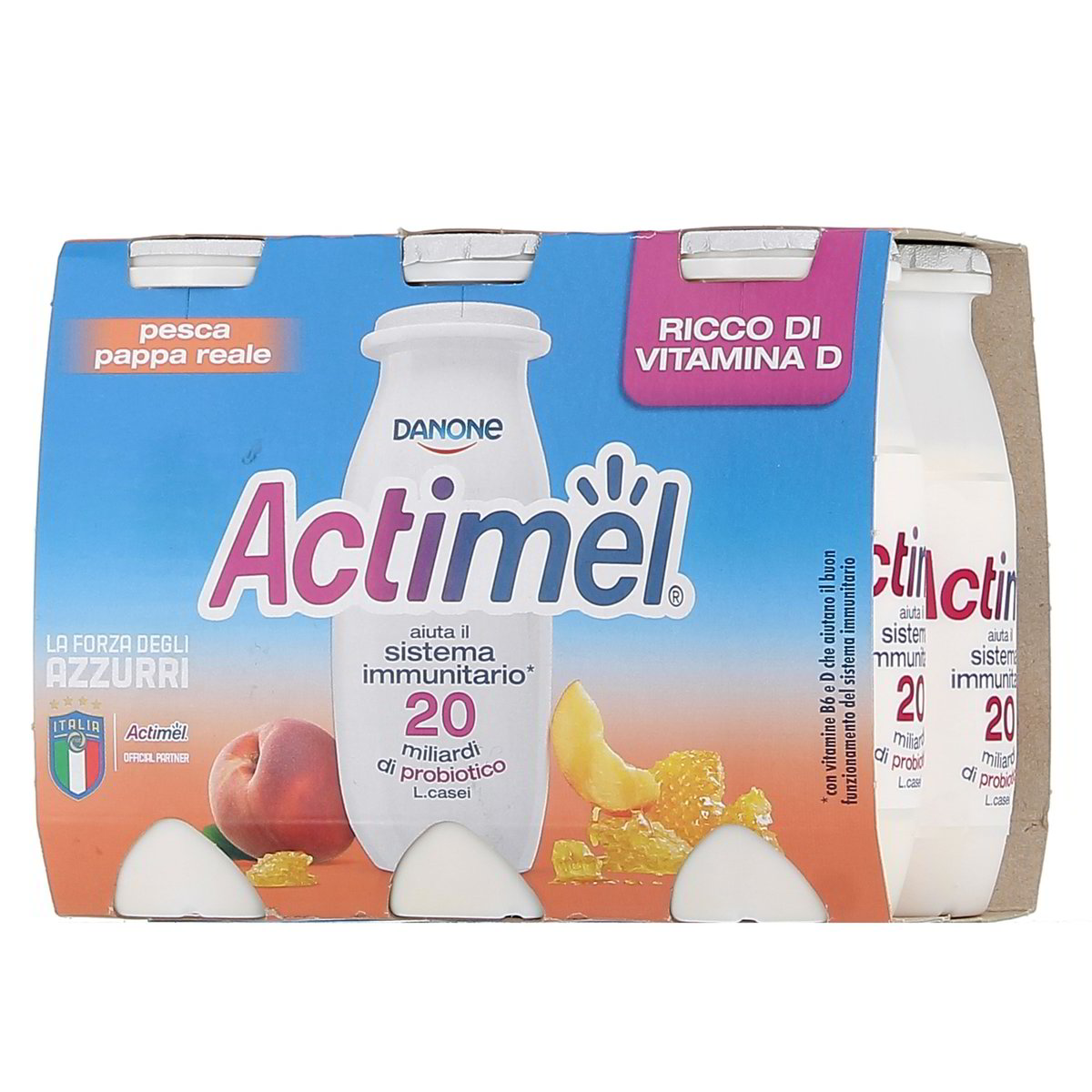 Danone Actimel Pesca E Pappa Reale 6x100 g