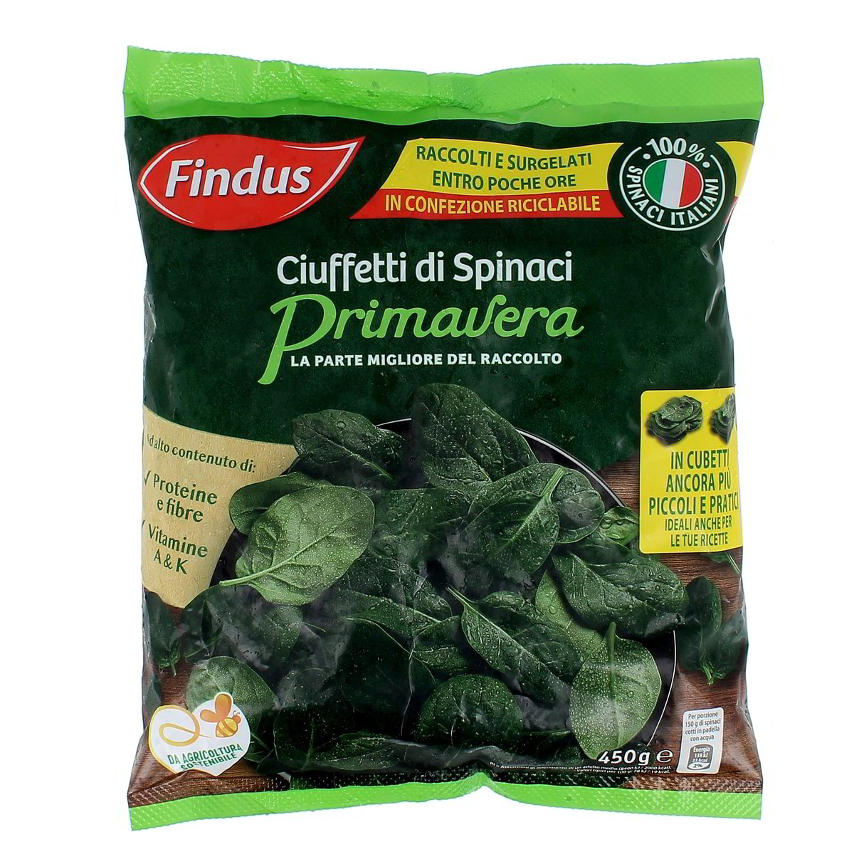 Findus Ciuffetti Di Spinaci Primavera 450 g
