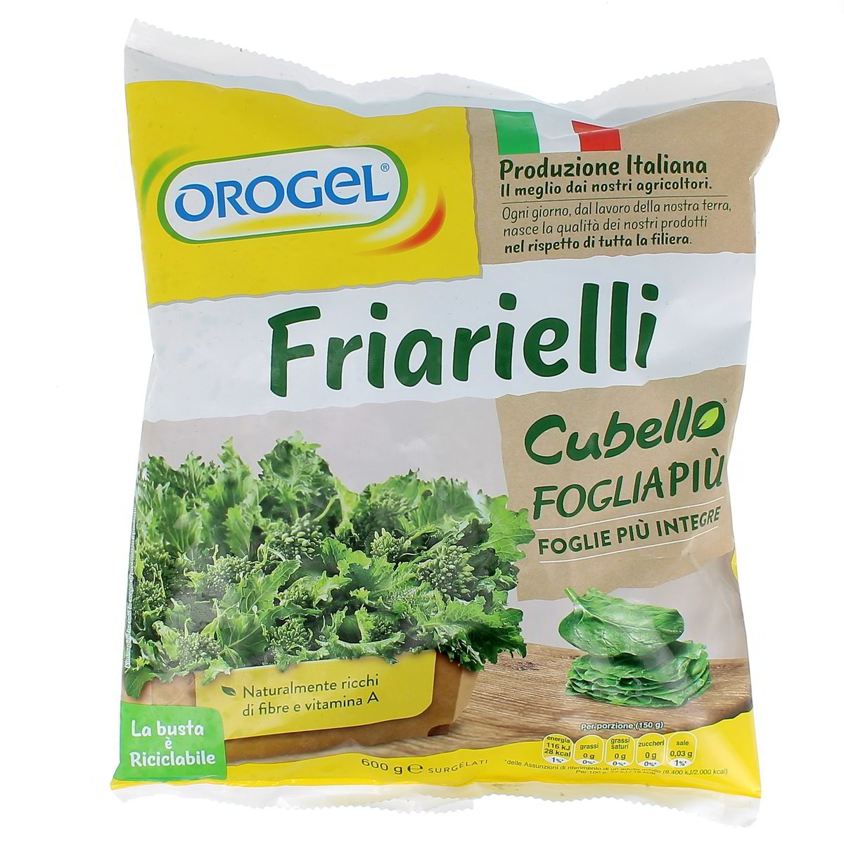 Orogel Friarelli Cubello Foglia Più 600 g