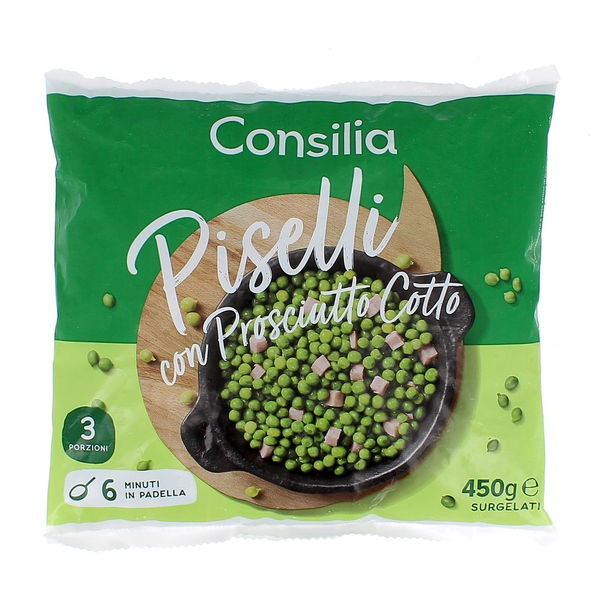 Consilia Piselli Con Prosciutto Cotto 450 g