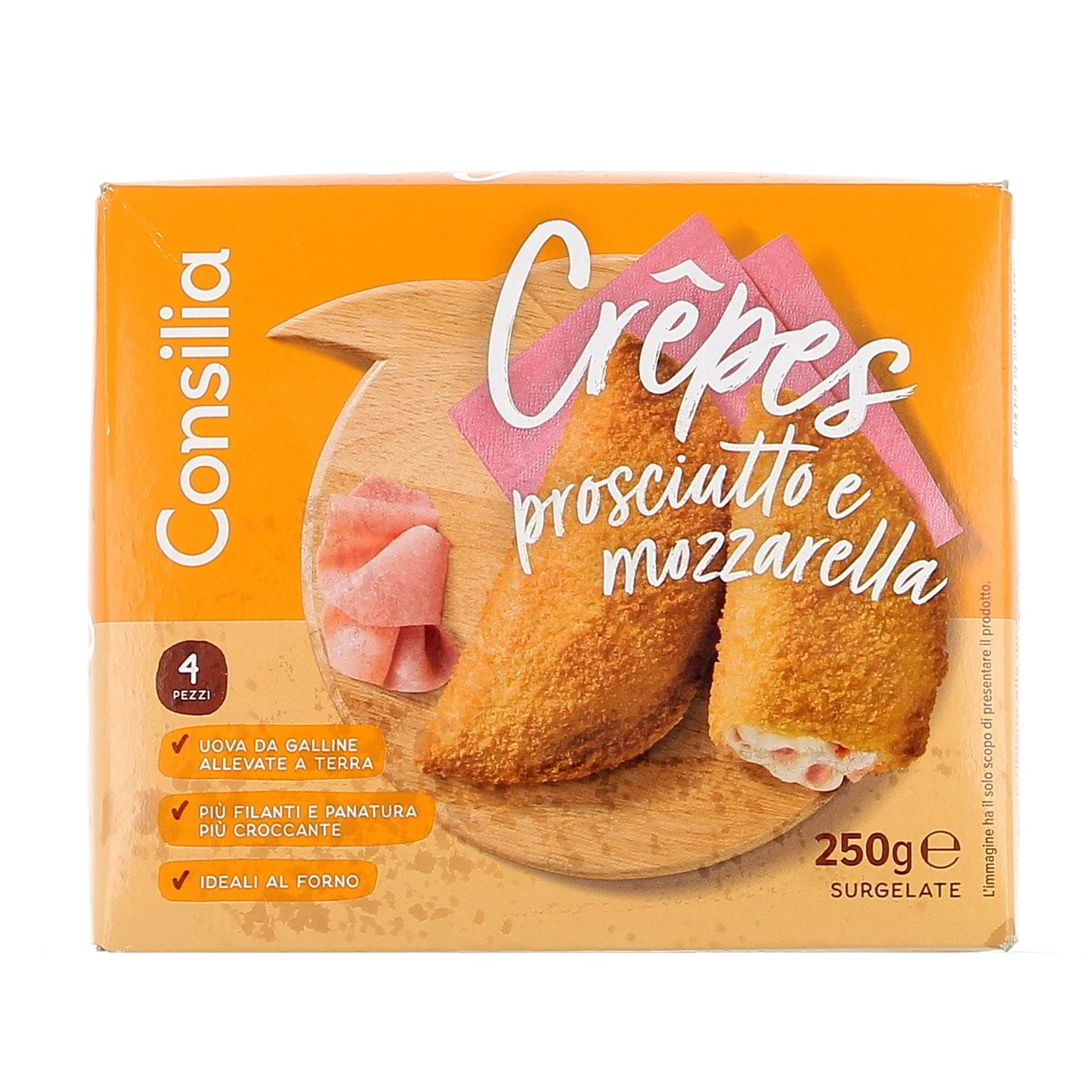 Consilia 4 Crepes Al Prosciutto E Mozzarella 250 g