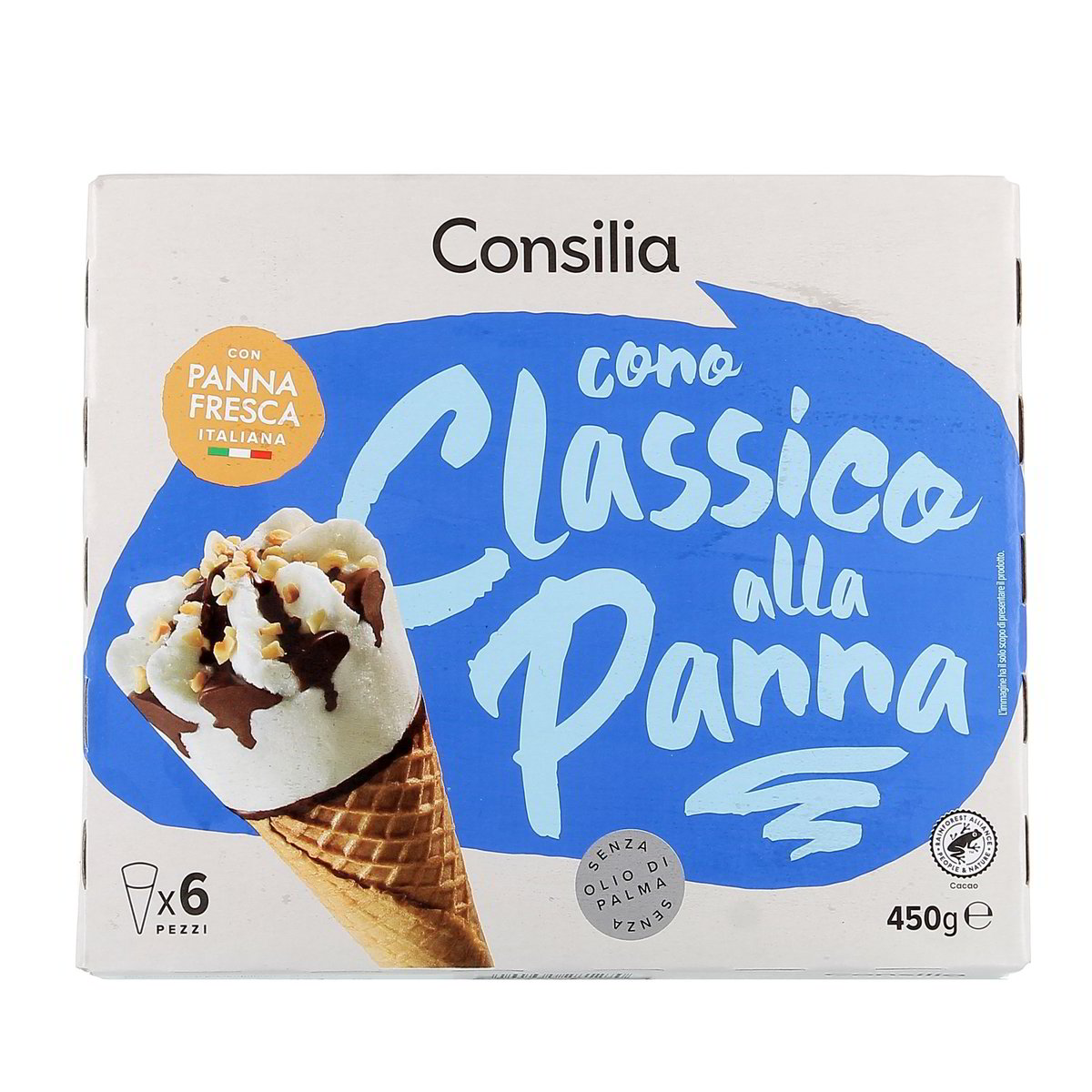 Consilia 6 Coni Panna 450 g