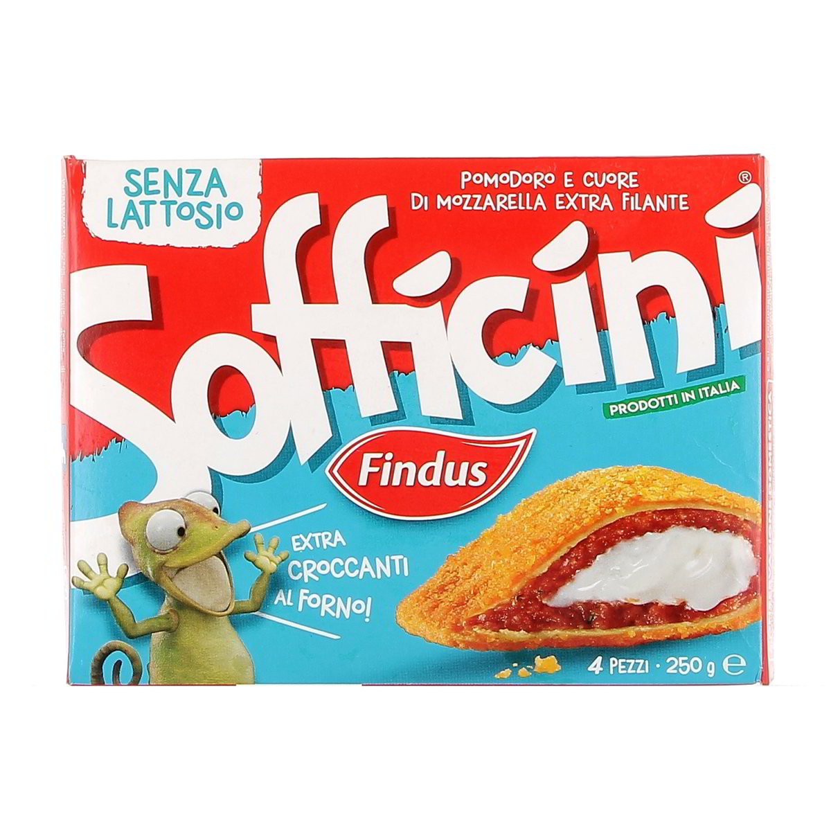 Findus SOFFICINI MOZZARELLA E POMODORO SENZA LATTOSIO x4 250 g