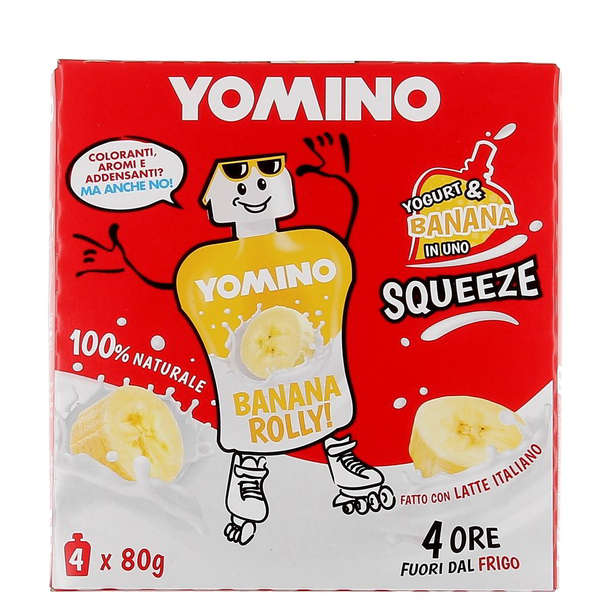 Yomino Yogurt E Banane 4x80 g