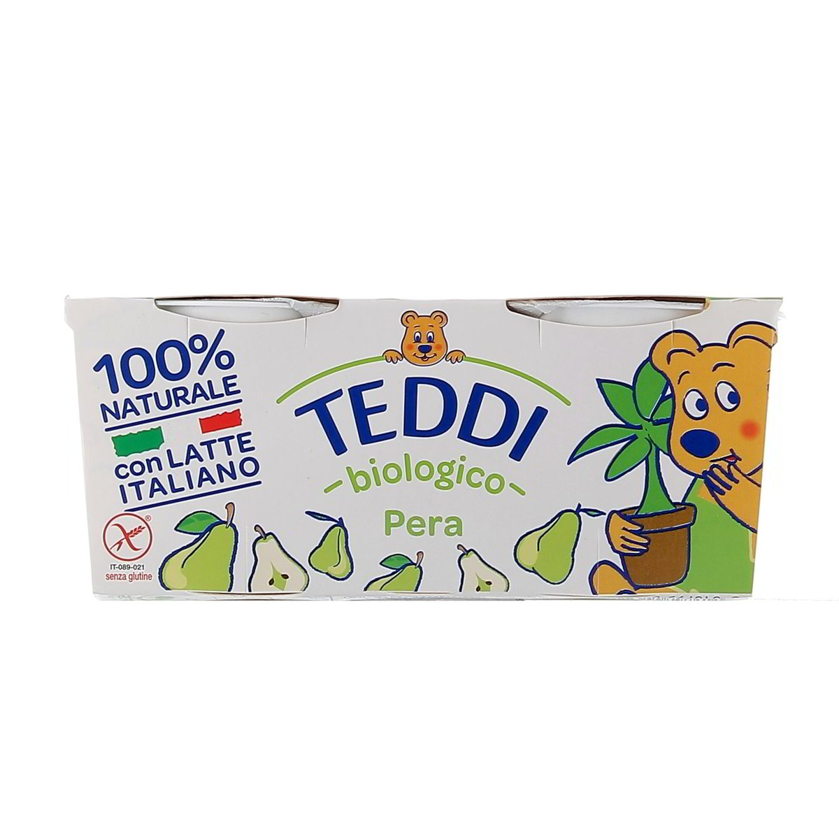 Teddi Yogurt Intero Bio Con Pera 2x115 g