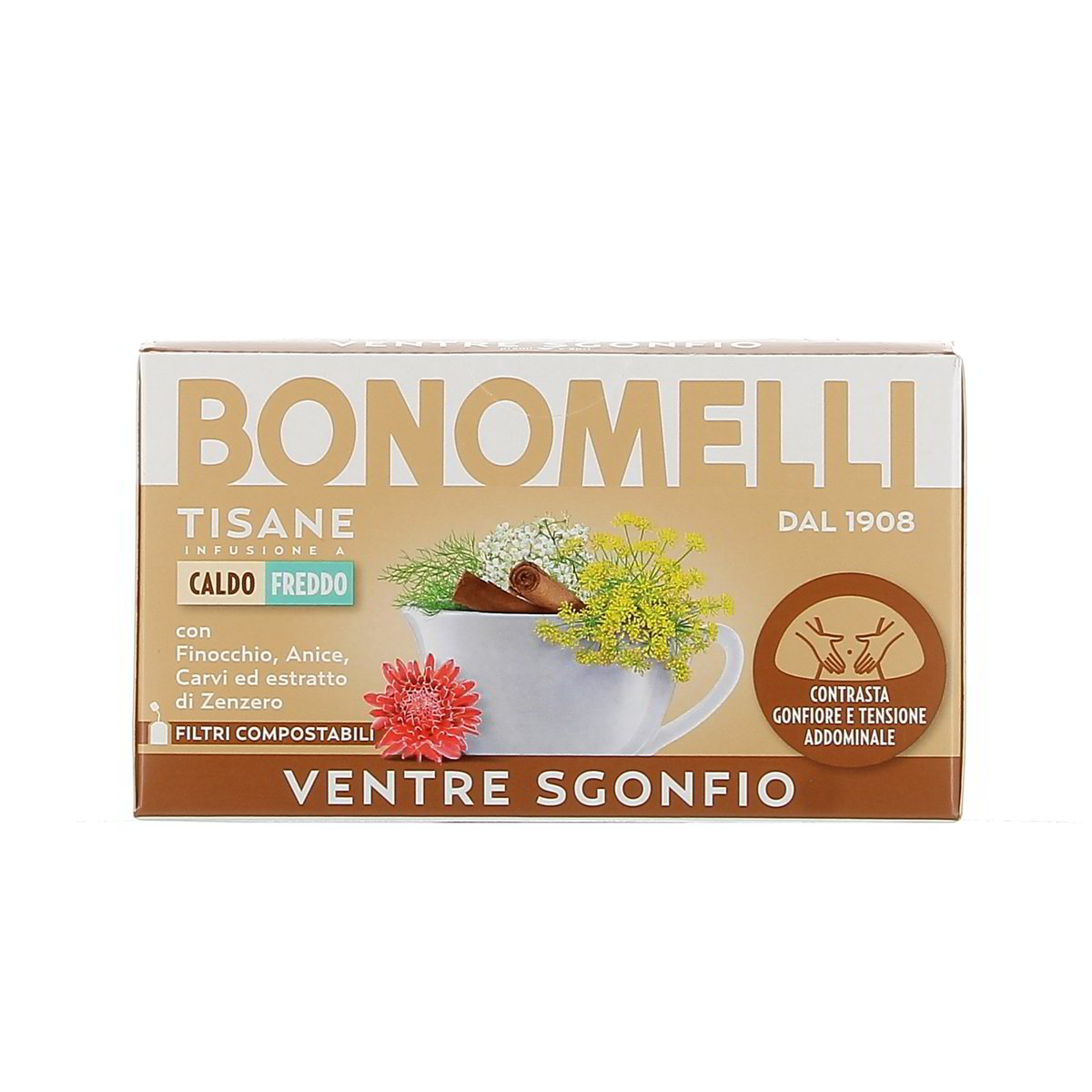 Bonomelli Tisana Ventre Sgonfio 16 Filtri 32 g