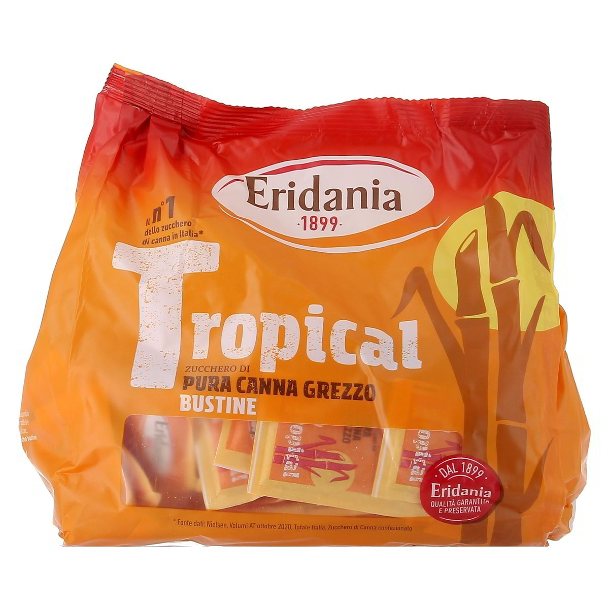 Eridania Tropical Zucchero Di Pura Canna Grezzo Bustine 500 g