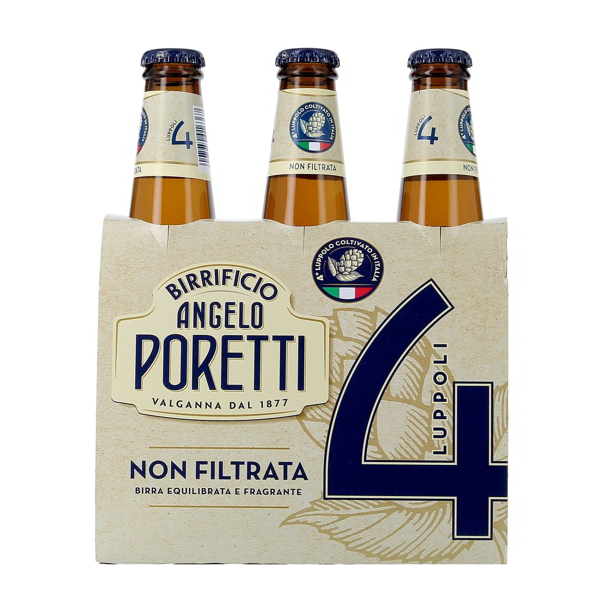 Angelo Poretti Birra Non Filtrata 4 Luppoli 3x33 cl