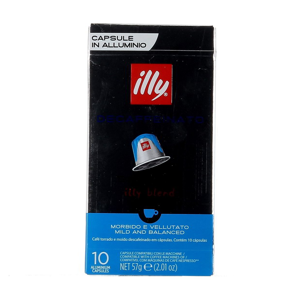 Illy Espresso Decaffeinato 10 pezzi - 57 g totali