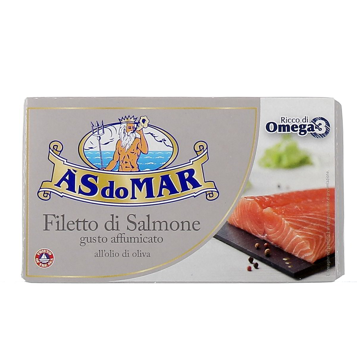 AS DO MAR Filetti Di Salmone Affumicato All'olio Di Oliva 115 g